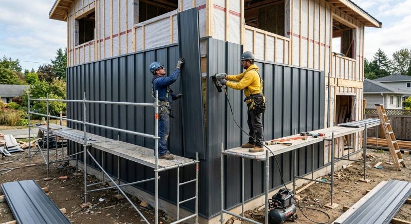 Pole Barn Siding Installation in Boston, MA